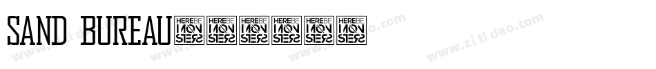 Sand Bureau字体转换
